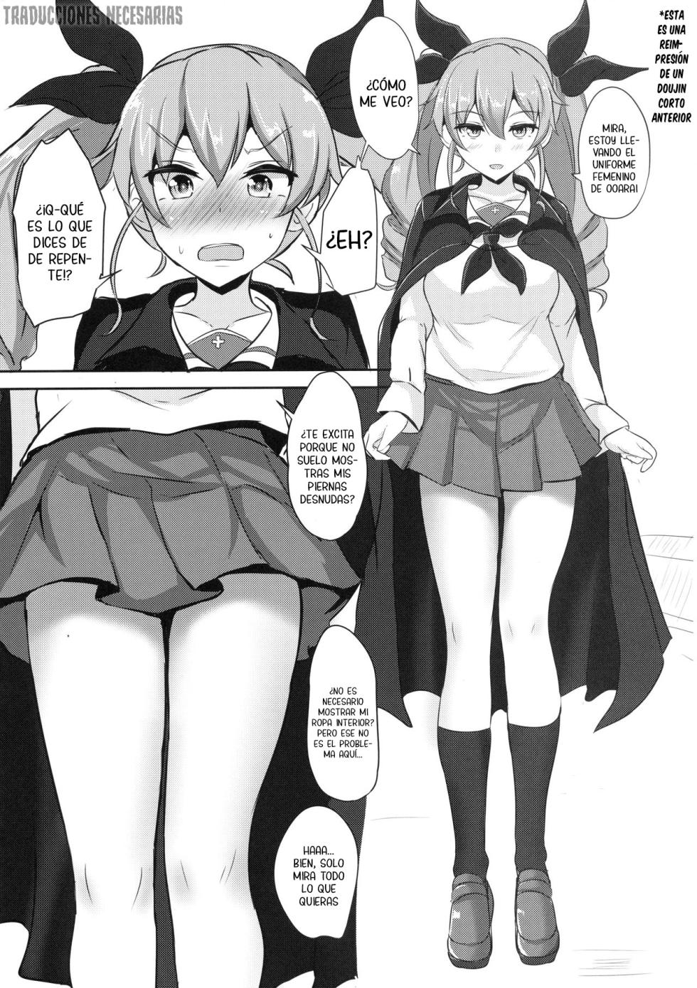 (C90) [Hakuginmokusei (Poshi)] Anchovy Nee-san White Sauce Zoe |  Anchovy-neesan acompañada de salsa blanca (Girls und Panzer) [Spanish] [Traducciones necesarias] - Page 19