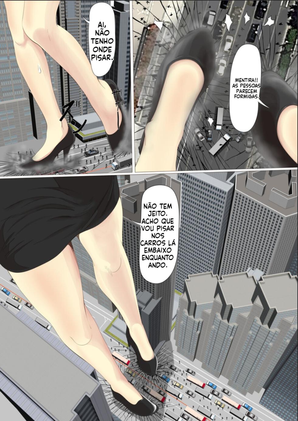 [Pakufa] Kyodai Musume Short Short Saito Shizue no Baai [Portuguese-BR] - Page 8