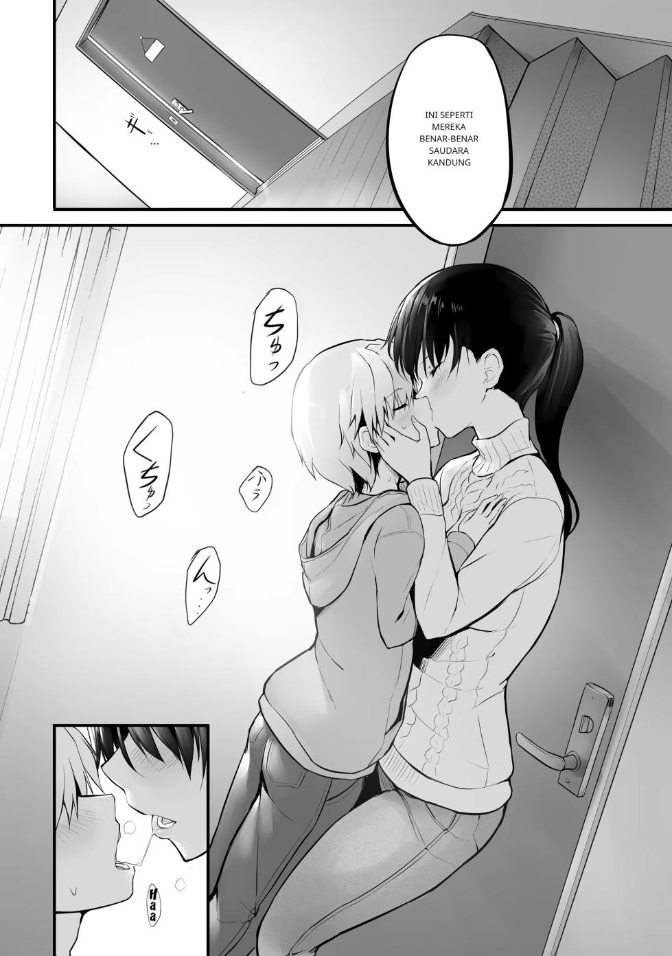 [Efuya (Messy)] Itoko no Futanari Onee-chan to Naisho no Milk [Indonesian] [Decensored] [Digital] - Page 4