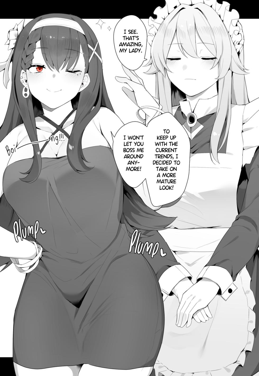 [Kassai] Temporarily Mature Little Lady and the Head Maid - Page 12