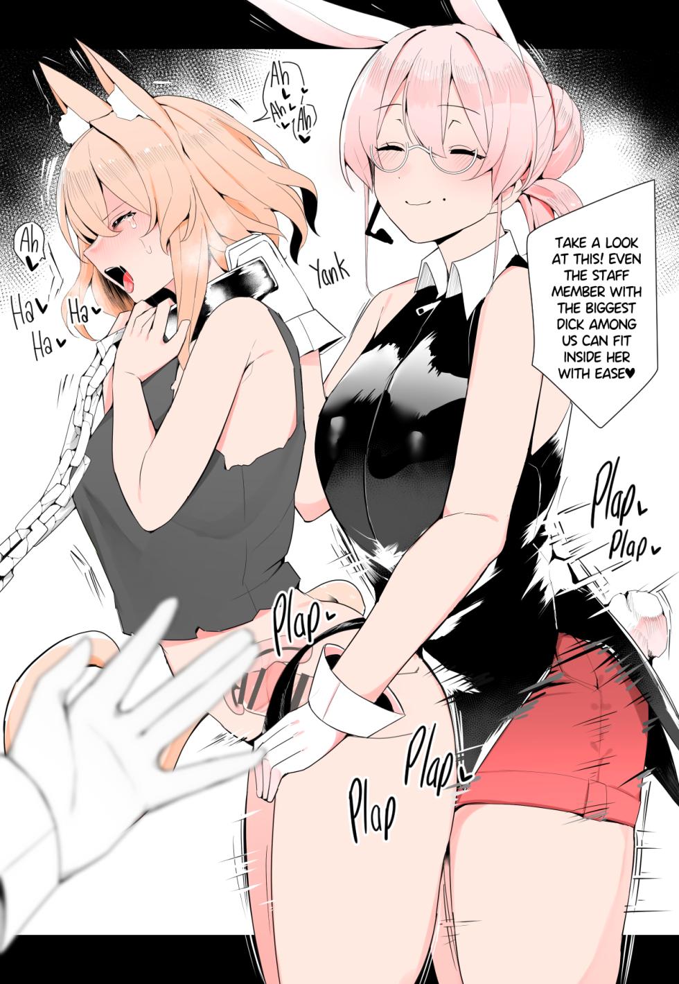 [Kassai] Futanari Rabbit's Freak Show - Page 12