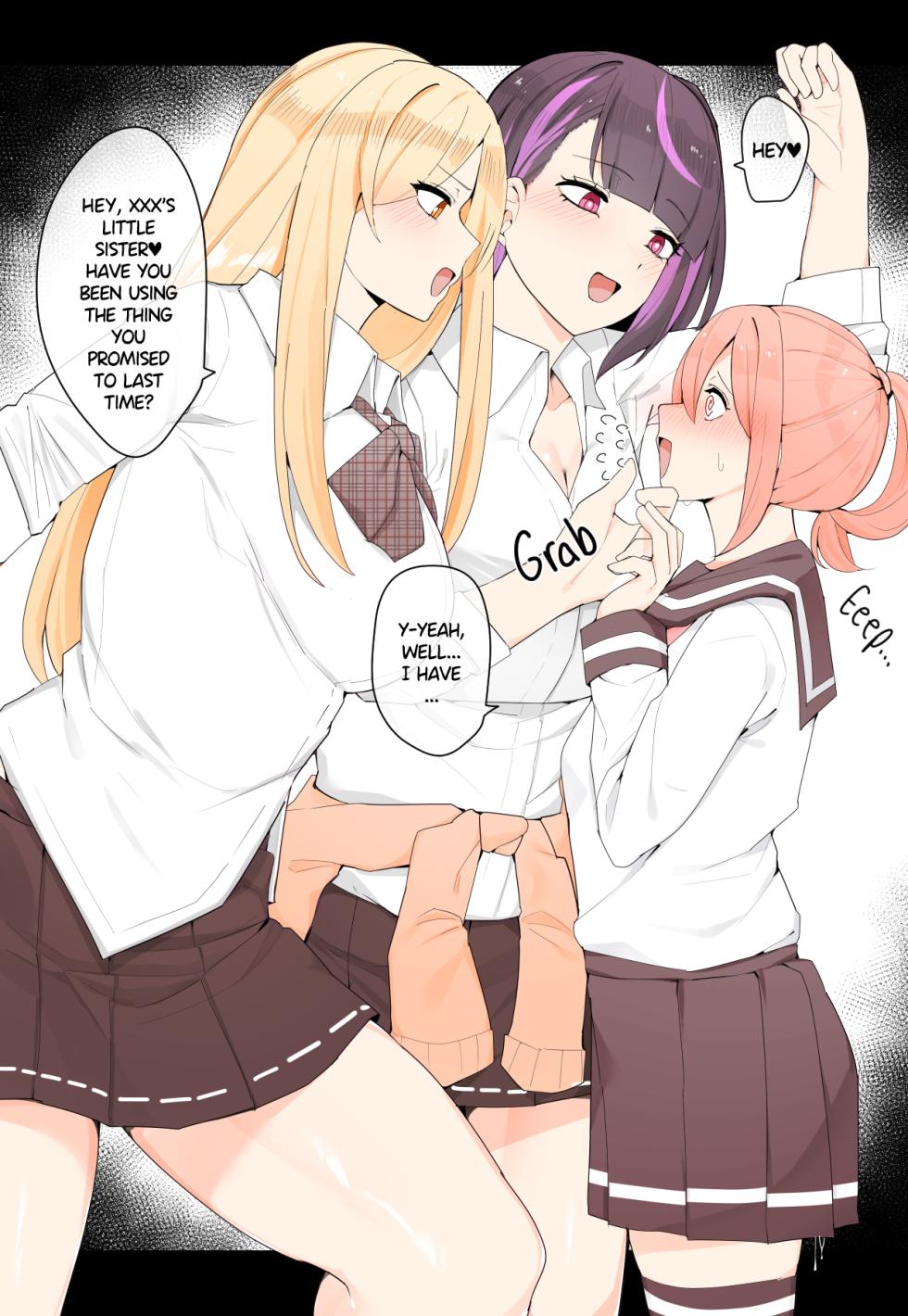 [Kassai] Having a Good Time with Futanari Gyarus - Page 1