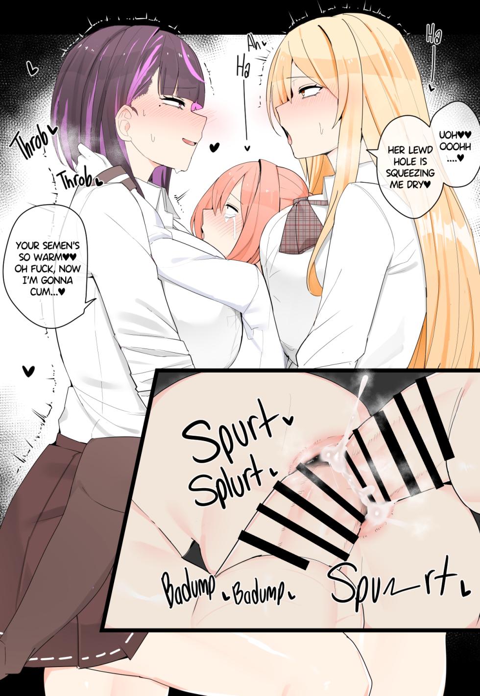 [Kassai] Having a Good Time with Futanari Gyarus - Page 11