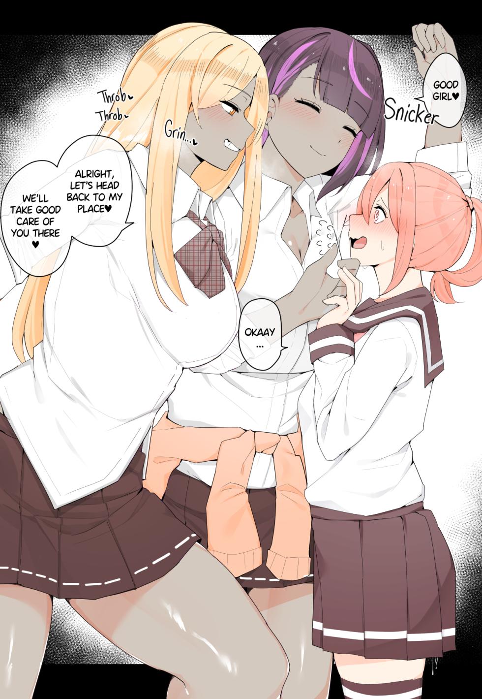 [Kassai] Having a Good Time with Futanari Gyarus - Page 14