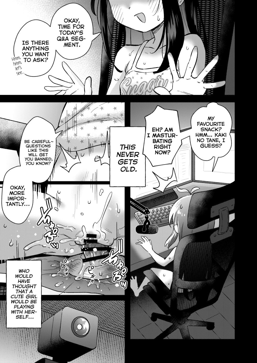 [Chouzankai (TER TEA)] Shiko Chuudoku TS OnaPet ~Haishin de Barezu ni Ikimakuri~ | Gender Swap Masturbation Addict Onapet~ Cumming Without Letting The Stream Notice [English] [Poranya] [Digital] - Page 5