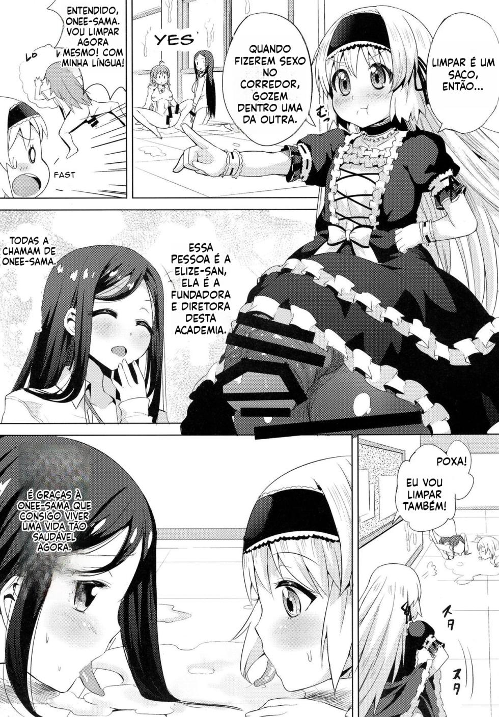 (Futaket 11) [Kinokoya(Kari) (Kinokoya)] Chingirls - Happy Birthday Onee-sama Ai no Chinkasu Soap Hen [Portuguese-BR] - Page 7