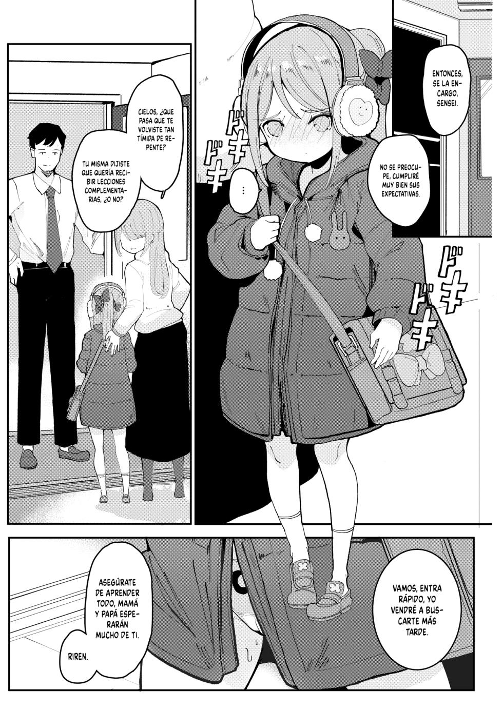 [Beicon (Surreal)] Kyou Okaa-san ni Kakushite Kateikyoushi to Ecchi Shimasu | Hoy voy a tener sexo con mi tutor a domicilio y se lo voy a ocultar a mi mamá. [Spanish] [L24 Scan] [Digital] - Page 5