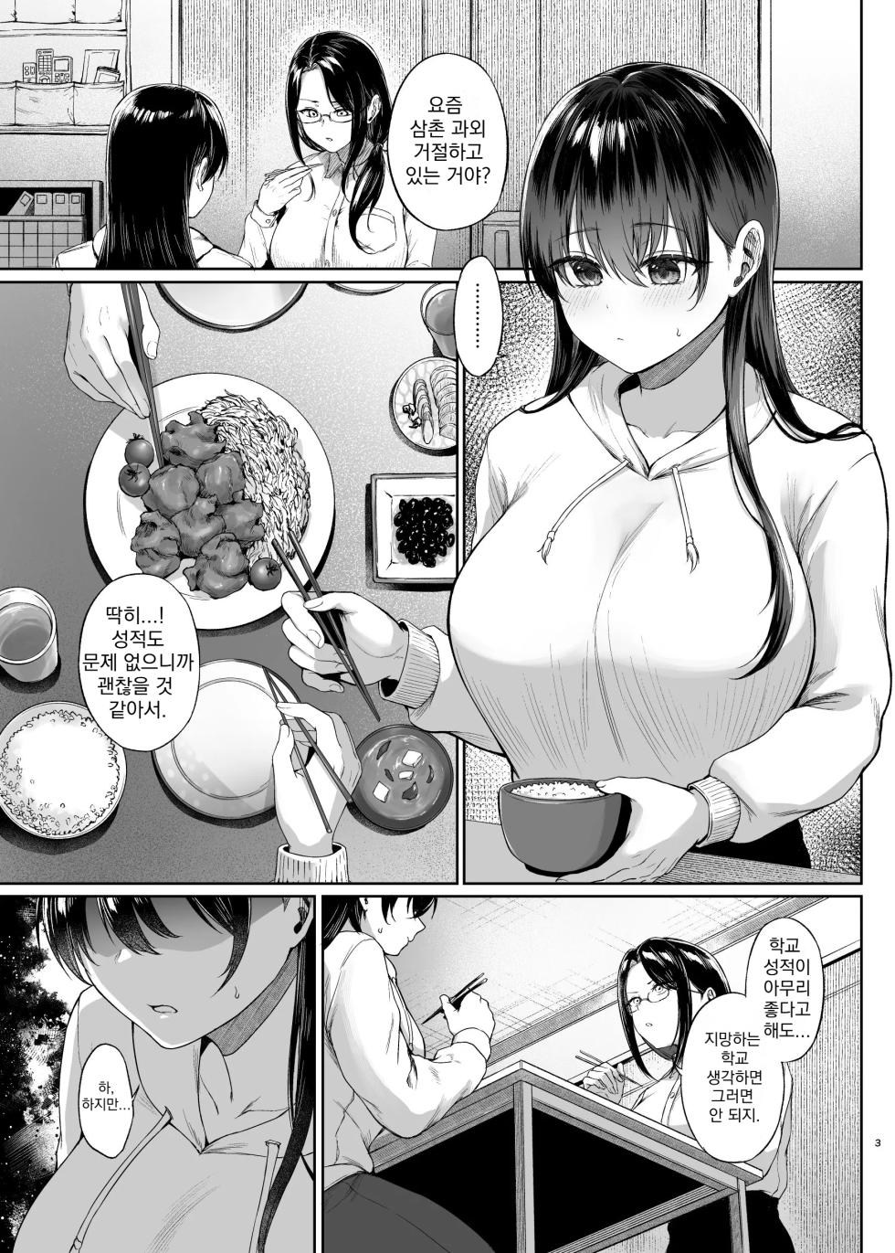 [Toushitu Catapult (Tadano Mezashi)] Bakunyuu Yuutousei ni Hitsuyou na Chinpo no Obenkyou Chuu-hen | 폭유 우등생에게 필요한 자지공부 중편 [Korean] [MTL] [Digital] - Page 2
