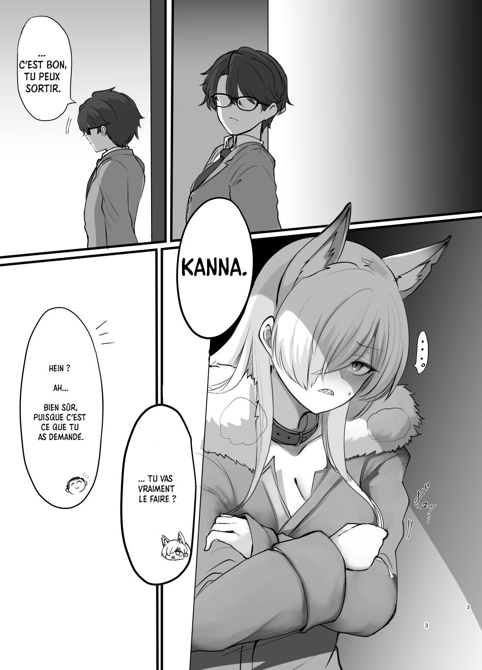 [Hello Girls! (10eki)] Kyouken to, Shinya Sanpo | Balade nocturne avec une chienne enragée (Blue Archive) [French] [Nervscan] [Digital] - Page 3