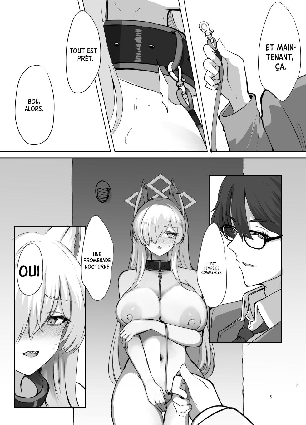 [Hello Girls! (10eki)] Kyouken to, Shinya Sanpo | Balade nocturne avec une chienne enragée (Blue Archive) [French] [Nervscan] [Digital] - Page 5