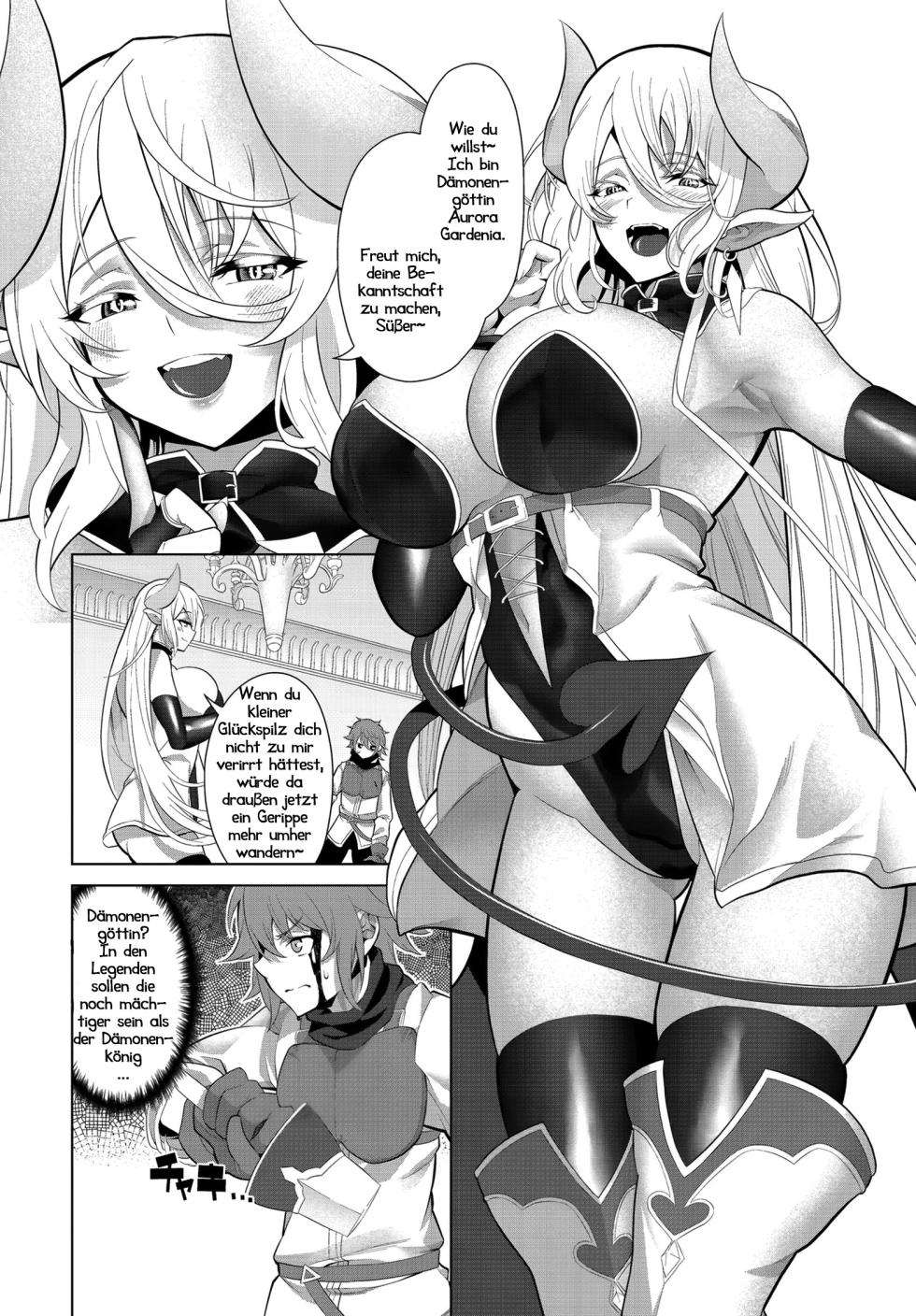 [Iwahoshi] Shin Kome Boukensha, Kakushi Boss ni Deau!? I Der Anfänger und der Sukkuboss (Dungeon Kouryaku wa SEX de!! Vol.15) [German] [Haigen] [Digital] - Page 4