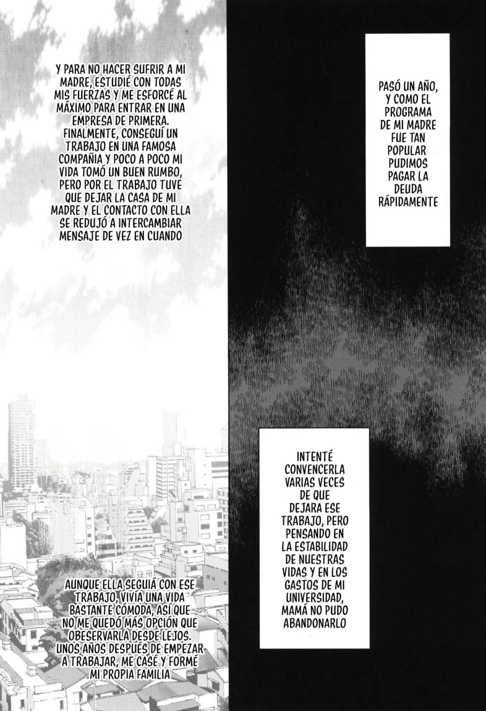 (C105) [Keigai Tengen (Momofuki Rio)] Kaa-san ga Muriyari Adult Channel ni Debut Sareta｜Mi Madre Fue Obligada a Ser una Actriz Porno [Spanish] [P7Neko] - Page 21