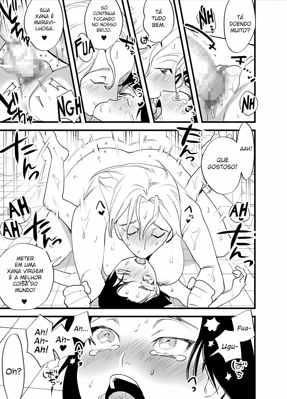 [Chimeda] Hajimete no Futanari [Portuguese-BR] [Upscale] - Page 16