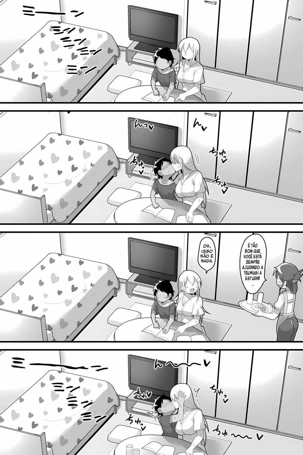 [Dakkoku Jiro] Daisuki na Kinjo no Yasashii Onee-chan ga Futanari datte node Senyou Onaho ni Narimashita [Portuguese-BR] [Upscale] - Page 30