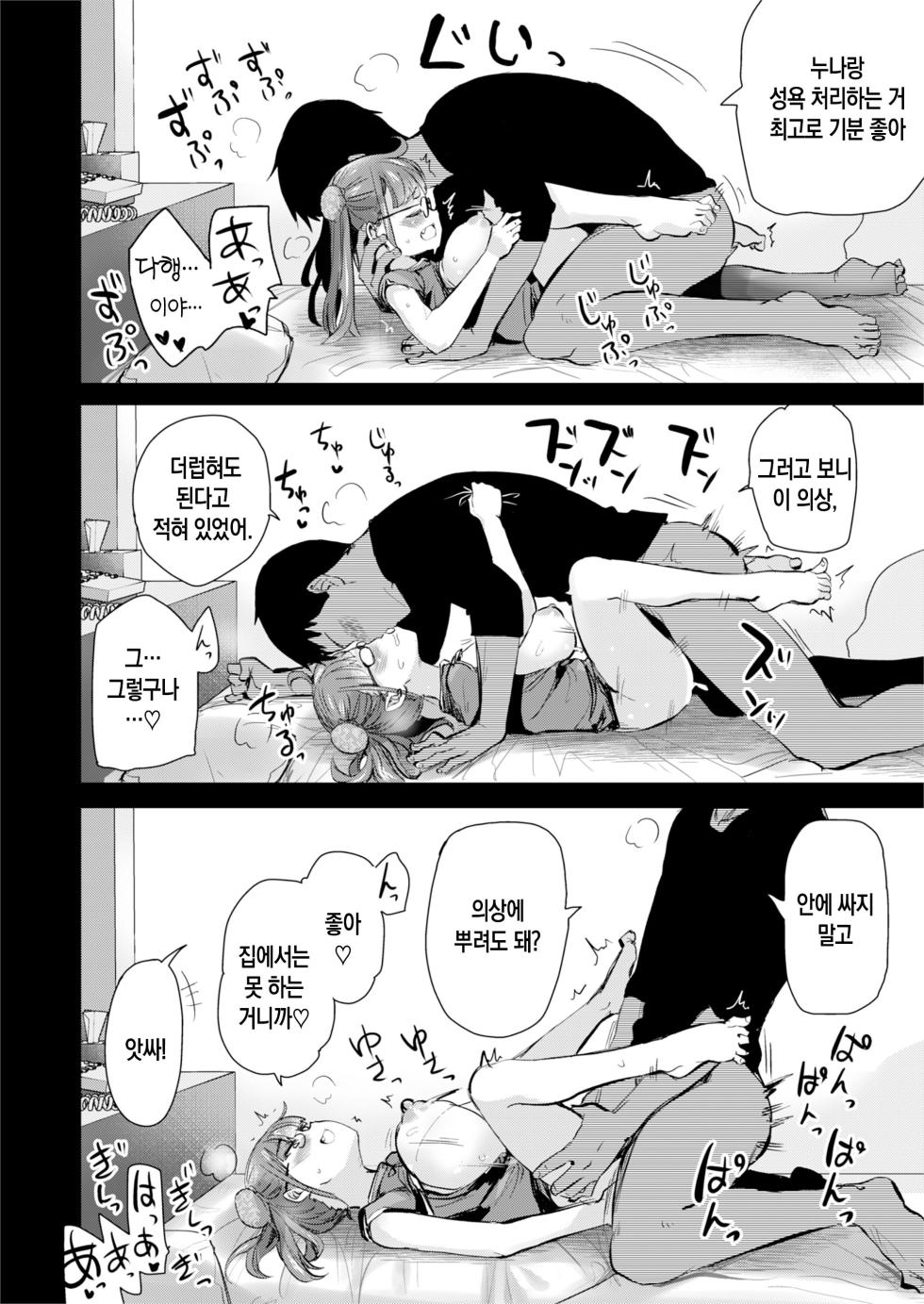 [Shin Hijiridou Honpo (Hijiri Tsukasa)] H na Fuushuu ga Aru Wagaya no, Ero Sugiru Nichijou. | 음란한 풍습이 있는 우리 집의, 너무 에로한 일상 [Korean] [팀 숙녀] [Digital] - Page 13