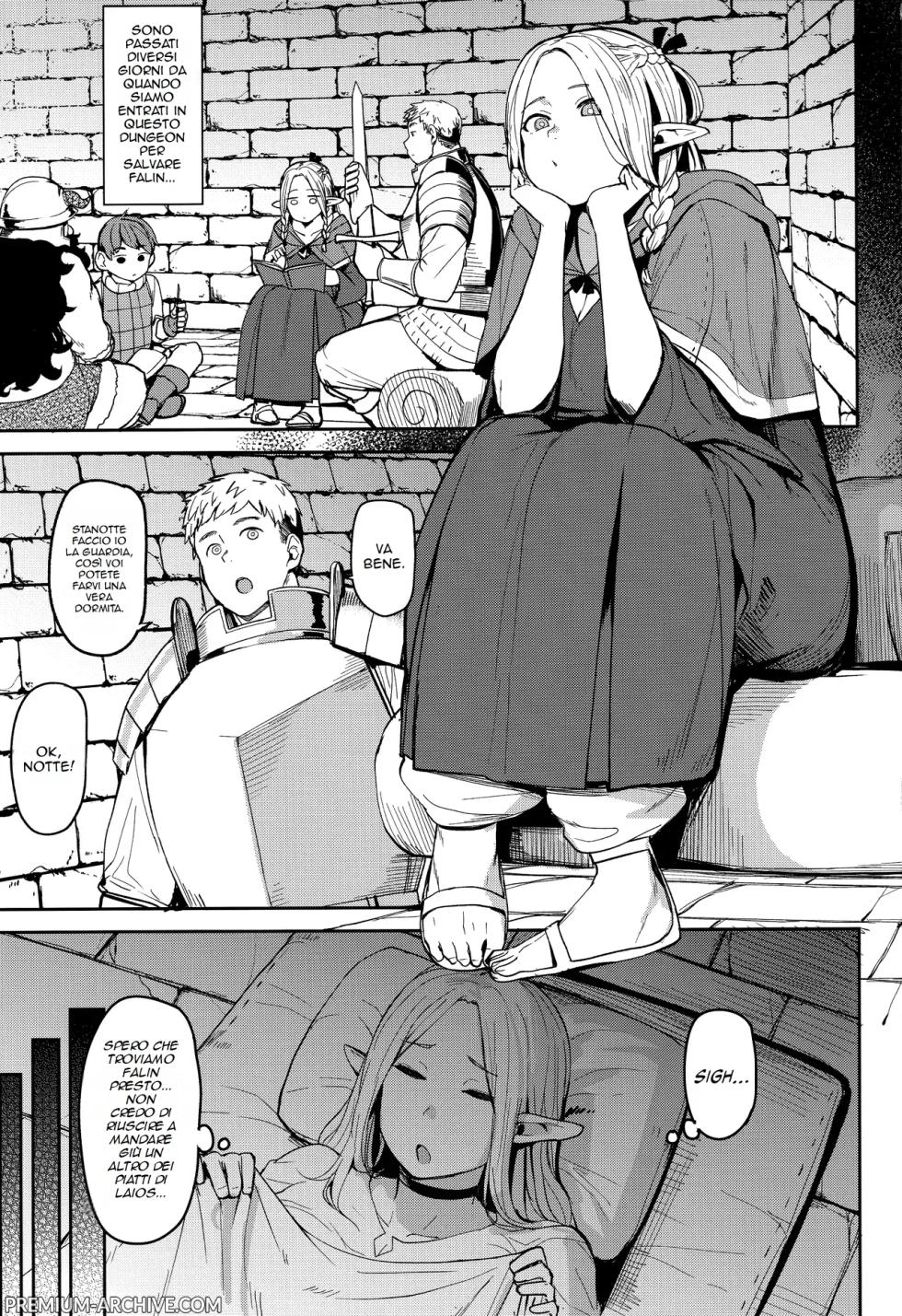 (C106) [North70 (Nanao Yukiji)] Chin Ochi Donkusa Elf | Elfo idiota, inculata e scopata a dovere (Dungeon Meshi) [Italian] - Page 2