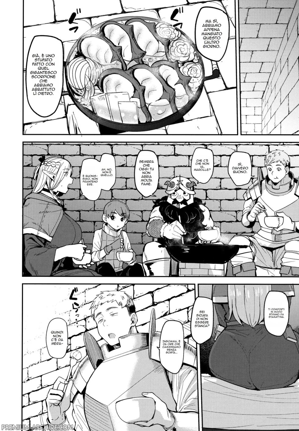 (C106) [North70 (Nanao Yukiji)] Chin Ochi Donkusa Elf | Elfo idiota, inculata e scopata a dovere (Dungeon Meshi) [Italian] - Page 7