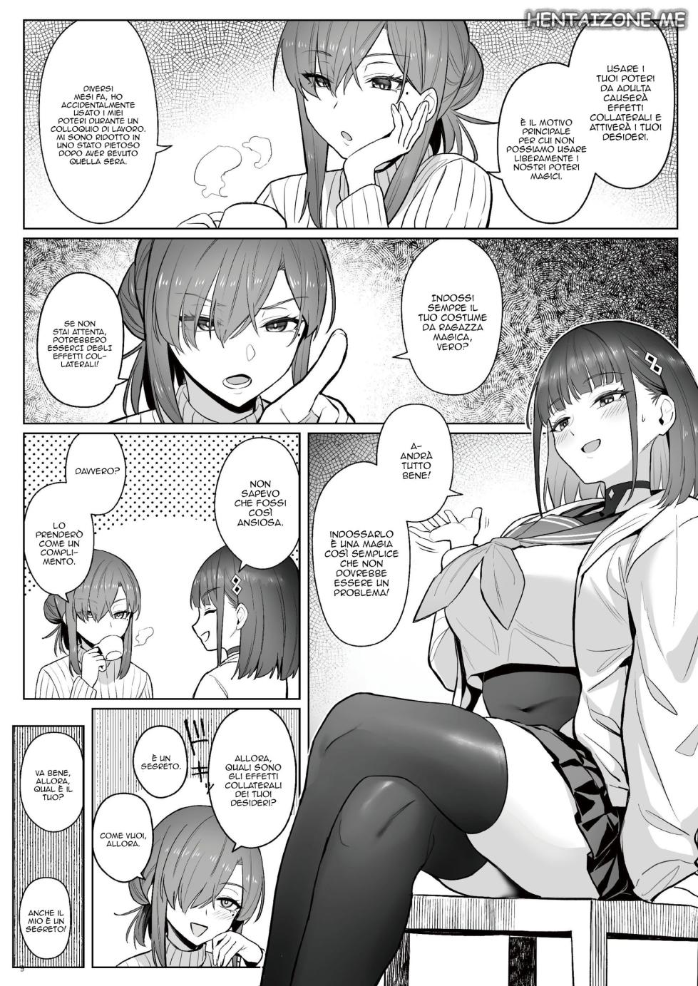 [COMEX (Zhen Lu)] Moto Mahou Shoujo no Shigoto Hanashi Ao Zenjitsutan | Ragazze magiche Prequel [Italian] [Decensored] [Digital] - Page 8