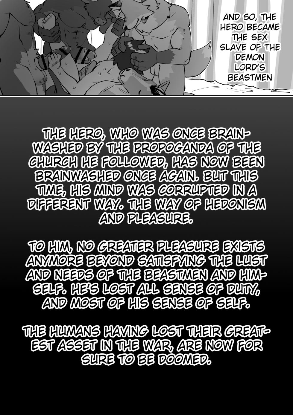 [Kaminosaki Shiten] (Rewrite) A Noble Hero Seized by Vile Beasts [English] - Page 32