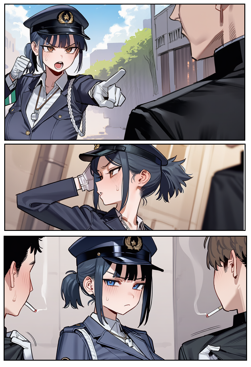 [Someday 8] Policewoman vs Juvenile delinquents [no text] (AI Generated) - Page 4