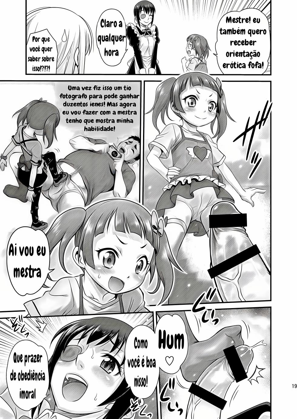 [Kyouichirou] Saotsuki Maid ni Moteasobarete Imasu! Portuguese-BR] [Upscale] - Page 18