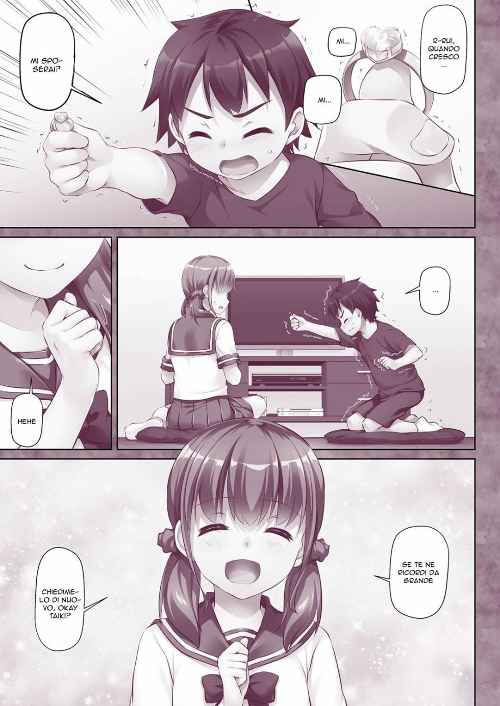 [Digital Lover (Nakajima Yuka)] Hitozuma Osananajimi to Hitonatsu no Dekigoto 1-4 FULL STORY [Italian] - Page 2