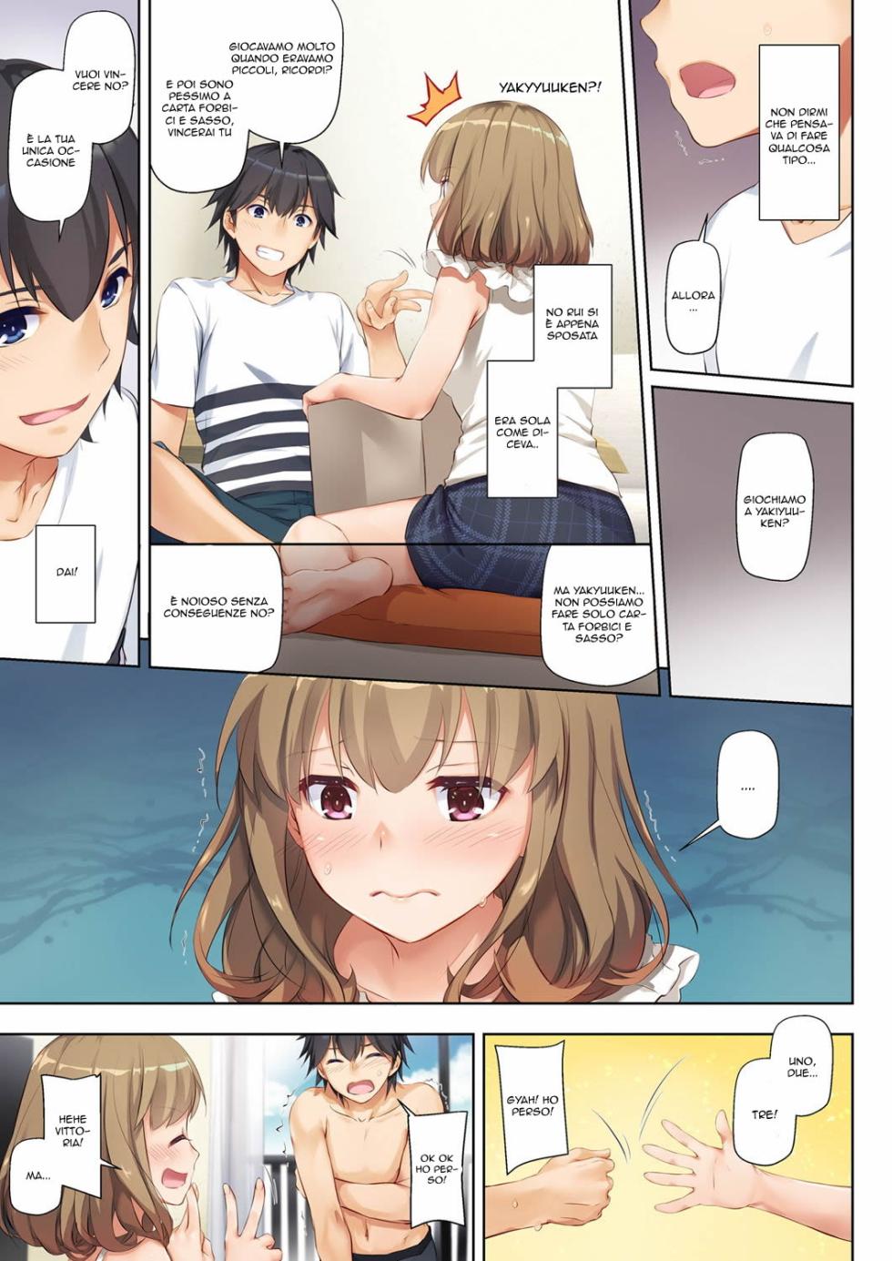 [Digital Lover (Nakajima Yuka)] Hitozuma Osananajimi to Hitonatsu no Dekigoto 1-4 FULL STORY [Italian] - Page 9