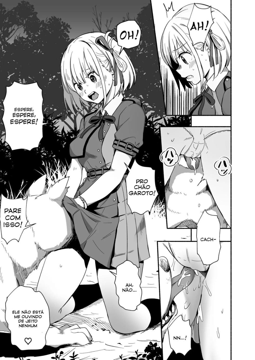 [Silver Dog] Inu ni Makechimatta (Lycoris Recoil) [Portuguese-BR] - Page 4