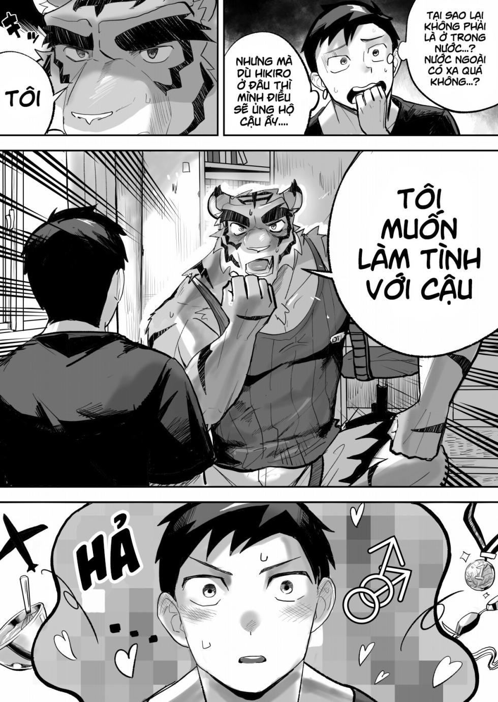 [Saikoro De Kimerusouchi] Kinou no Tomo wa Kyou no xx! |(Morenatsu.) [Viet] - Page 8
