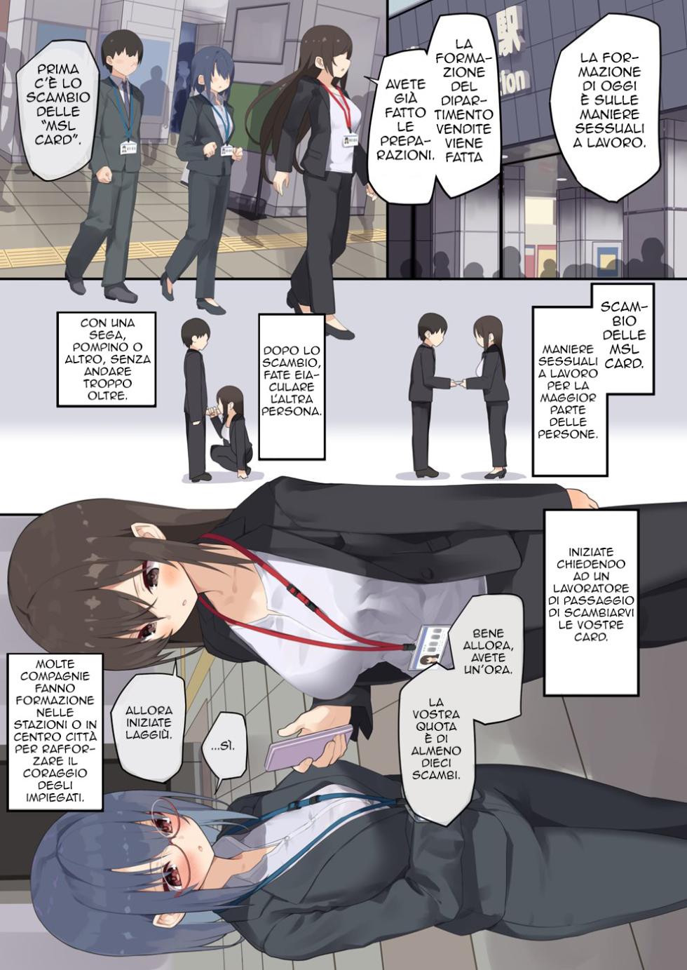 [Tokyo Prominence Tomato] Business Sex Manner Shinsotsu Hen | Galateo sessuale negli affari: Nuova dipendente [Italian] - Page 6