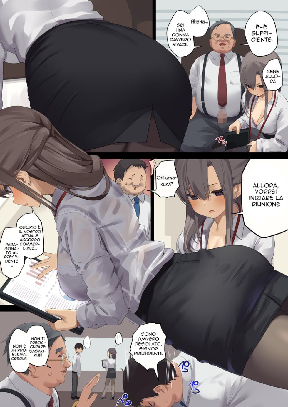[Tokyo Prominence Tomato] Business Sex Manner Shinsotsu Hen | Galateo sessuale negli affari: Viaggio di lavoro + Smart Working [Italian] - Page 6