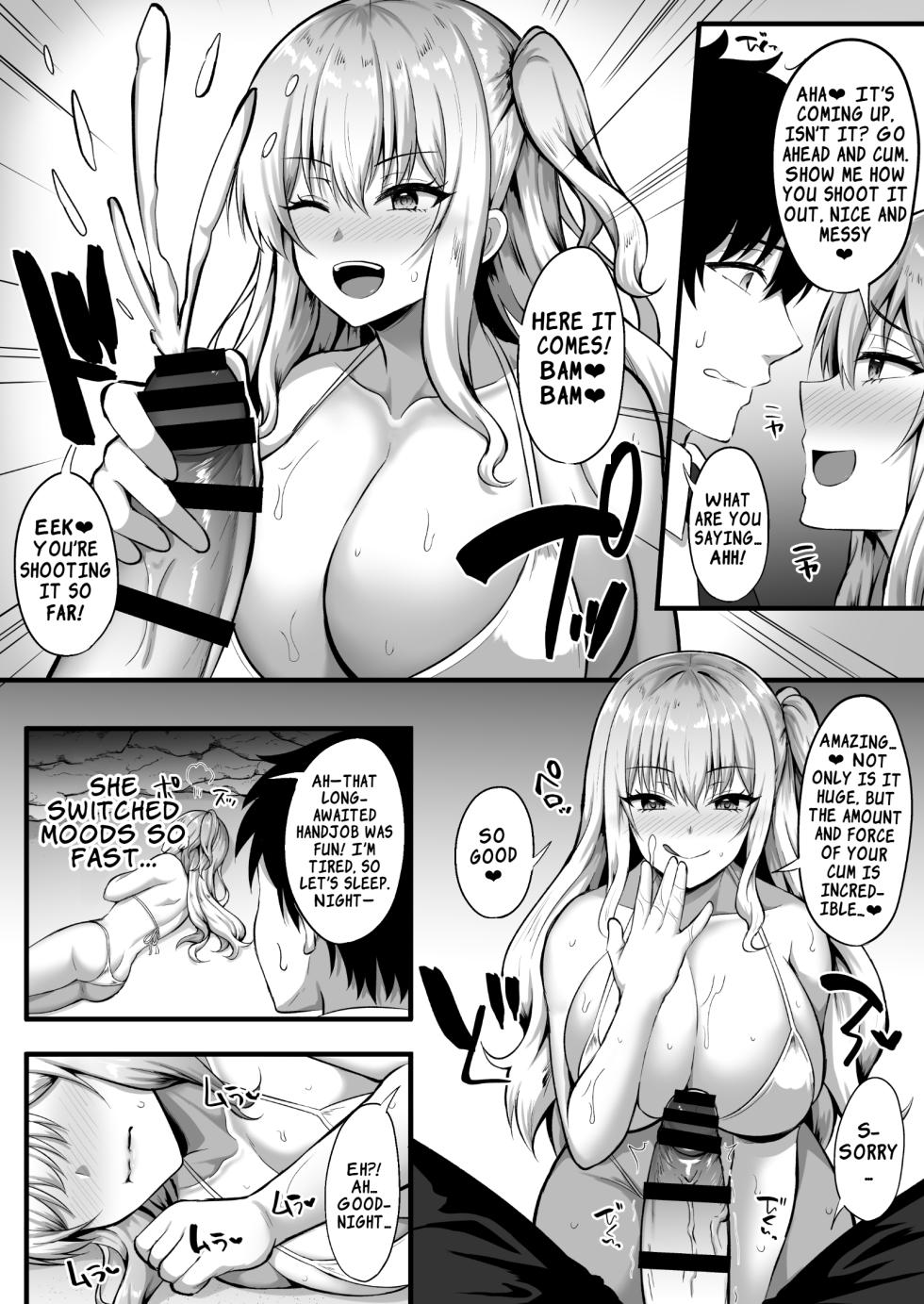[Doushoku (Kisaragi Nana)] Gal to Ore no Sounan Nikki ~Futarikiri no Mujintou de Icha Love Seikatsu~ | The Gal and My Stranded Diary ~Our Lovey-Dovey Life Alone on a Desert Island~ [English] [LKK•Scans] - Page 11
