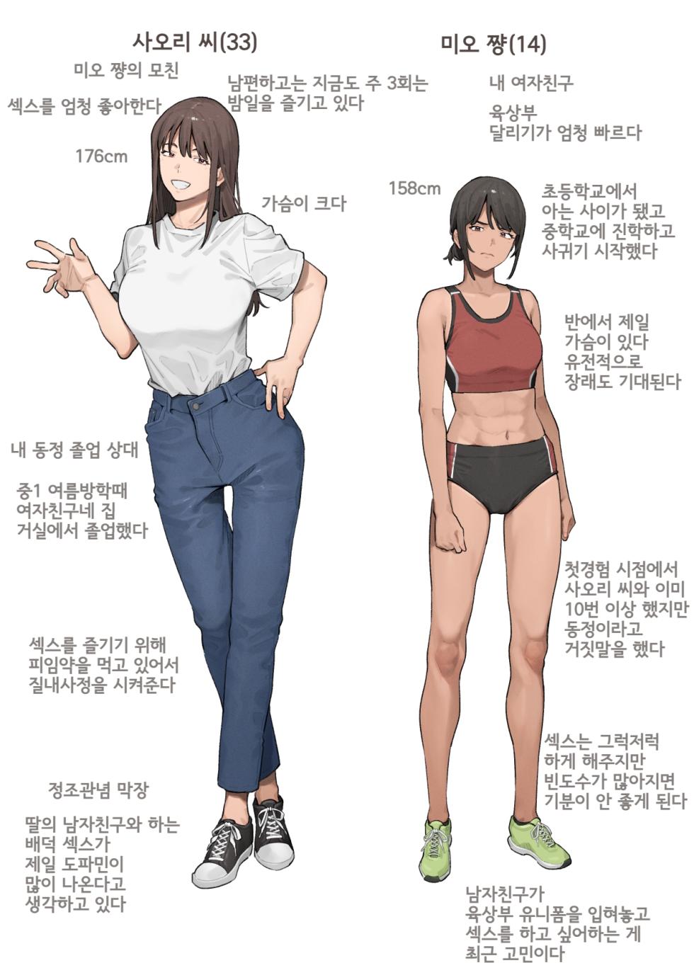 [Ashizuki] Kanojo no ○○ to Ecchi | 여자친구의 ○○와 섹스 [Korean] - Page 1