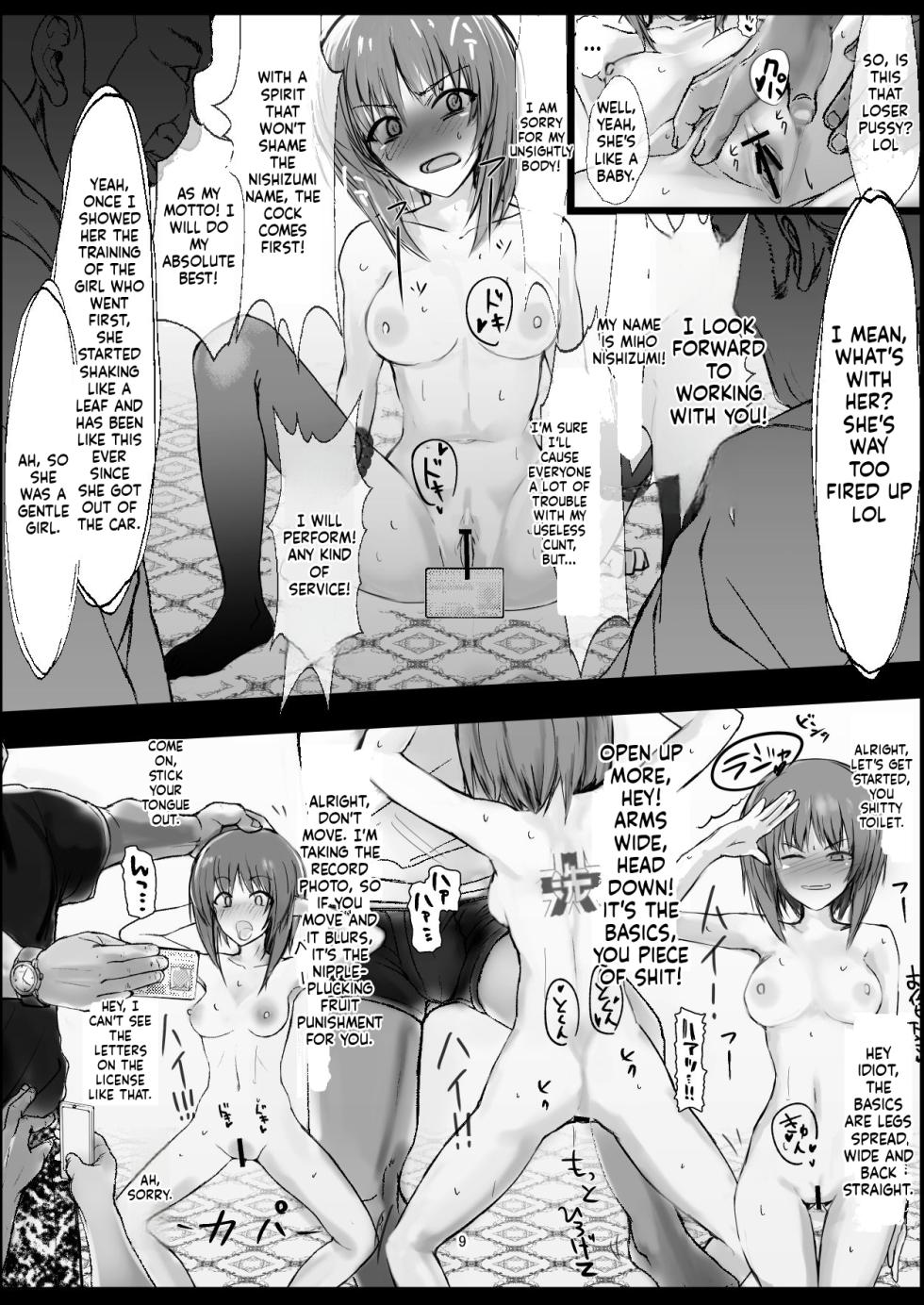 [Flaming Dragon (Bouto)] Tsuyoi Sensha no Kowashikata Sono 1 -Ooarai Joshi Gakuen Nishizumi Miho Taichou no Baai- | How to Destroy a Strong Tank Part 1: The Case of Miho Nishizumi, Commander of Ooarai Girls' Academy (Girls und Panzer) [English] [MTL] [Digital] - Page 9