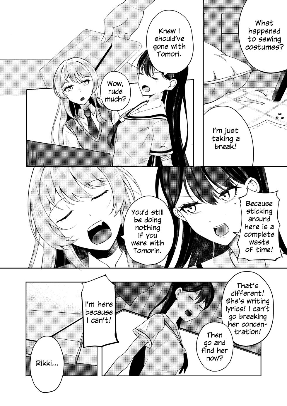 [Shunjuu Chashitsu (Mr. FBA)] Friend Zone! (BanG Dream! It's MyGO!!!!!) [English] [Digital] - Page 5