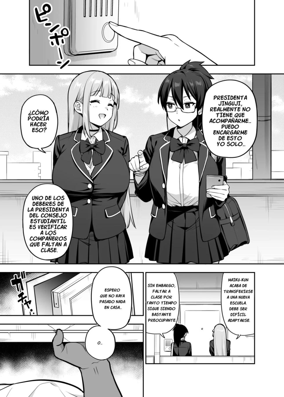 [TRY&Hougen Futari Shakai (TRY Hougen)] Seitokai no Joshi-tachi ga Kyonyuu Sugiru Ken | ¡Sobre las Enormes Tetas de las Miembros del Consejo Estudiantil! [Spanish] [YusufScan] [Decensored] [Digital] - Page 37