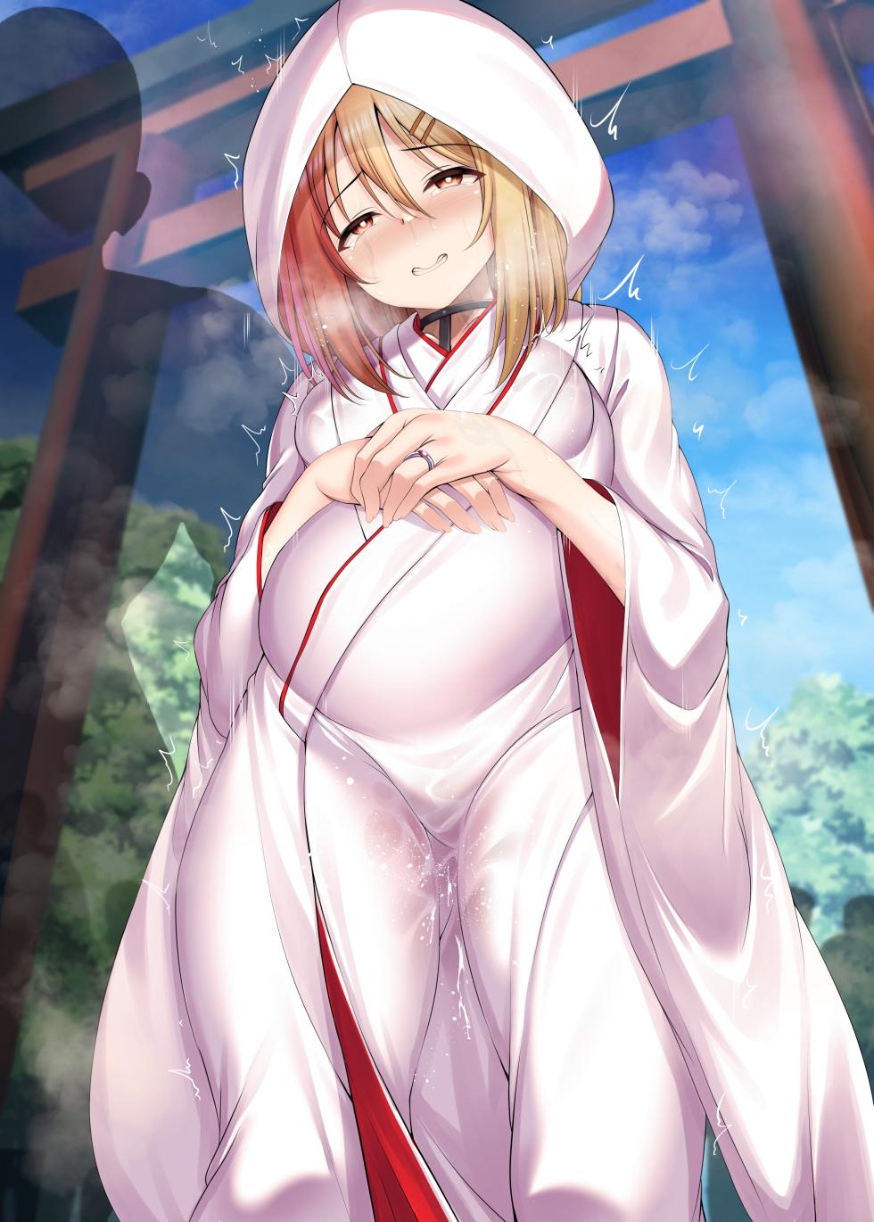 [ment] 妊娠した如月涼子（オリジナル）とドスケベ結婚式 - Page 15