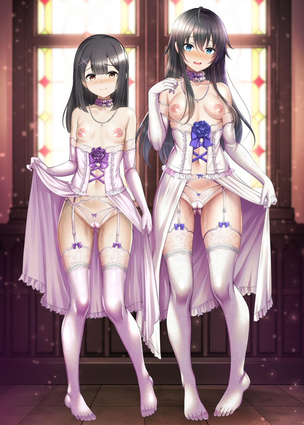 [ment] プリズマ☆イリヤの美遊・エーデルフェルトと俺ガイルの雪ノ下雪乃ウェディング下着 - Page 3