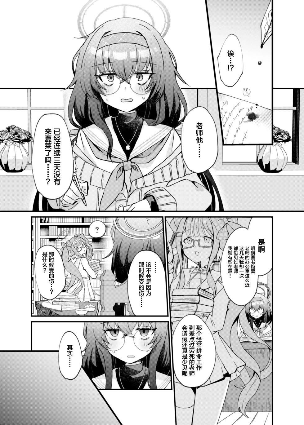 [Sugar Coat: (Zarame)] Koseki Ui no Uiuishii Gohoushi (Blue Archive) [Chinese] [Digital] - Page 2