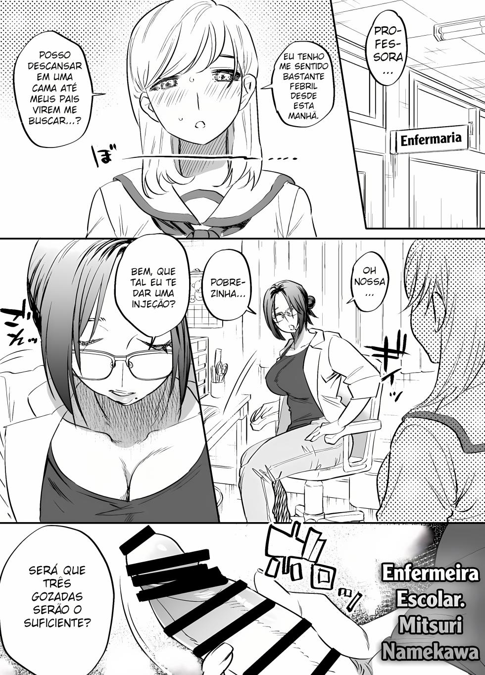 [Chimeda] Futanari Sensei no Yaritai Houdai [Portuguese-BR] [Upscale] - Page 14