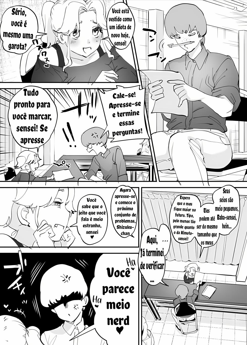 [Chimeda] Futanari Koushi, Zenbu Kuu [Portuguese-BR] [Upscale] - Page 16