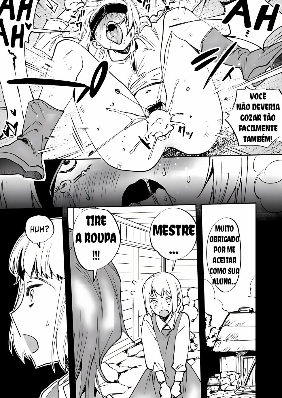 [Chimeda] Omae wa Watashi no Chinpo ni wa Katenai Shikashi Watashi no Chinpo Igai no Subete ni Kateru [Portuguese-BR] [Upscale] - Page 14