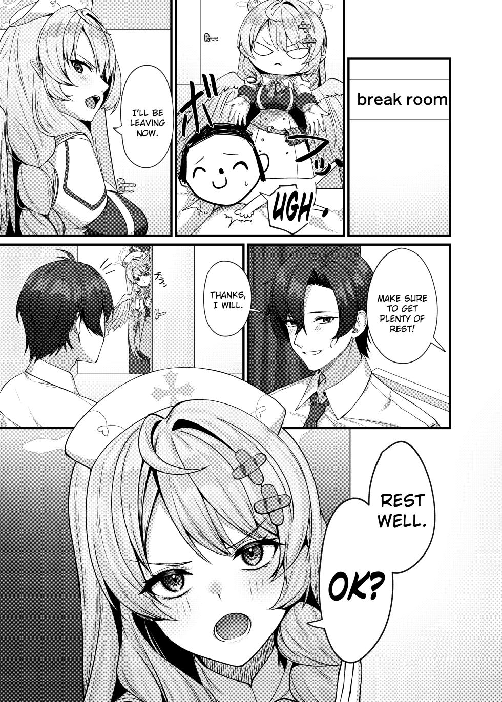[Mendako Suizokukan (Oruka)] Sensei ni Kyuugo no Te o! | A Helping Hand for Sensei! (Blue Archive) [English] [Literally Starving] [Digital] - Page 5