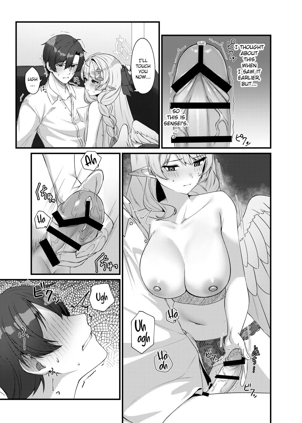 [Mendako Suizokukan (Oruka)] Sensei ni Kyuugo no Te o! | A Helping Hand for Sensei! (Blue Archive) [English] [Literally Starving] [Digital] - Page 19
