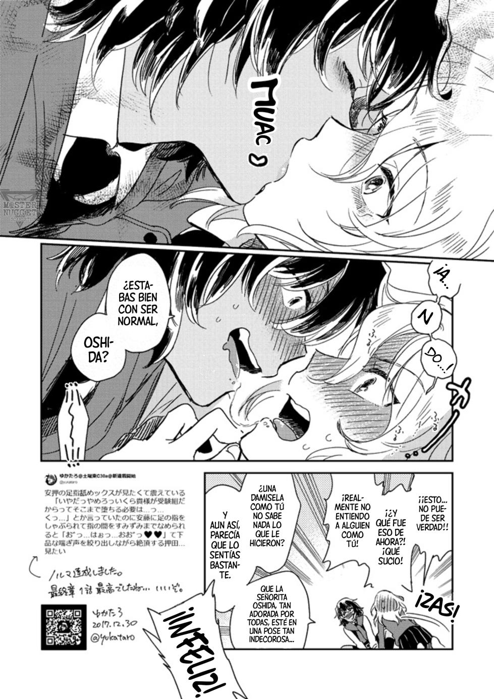 [Sonota Oozei (Yukataro)] Andou x Oshida Ashi Name Manga | Ando x Oshida - Lamiendo sus pies - Manga (Girls und Panzer) [Spanish] [Mister Nugget] [Digital] - Page 4