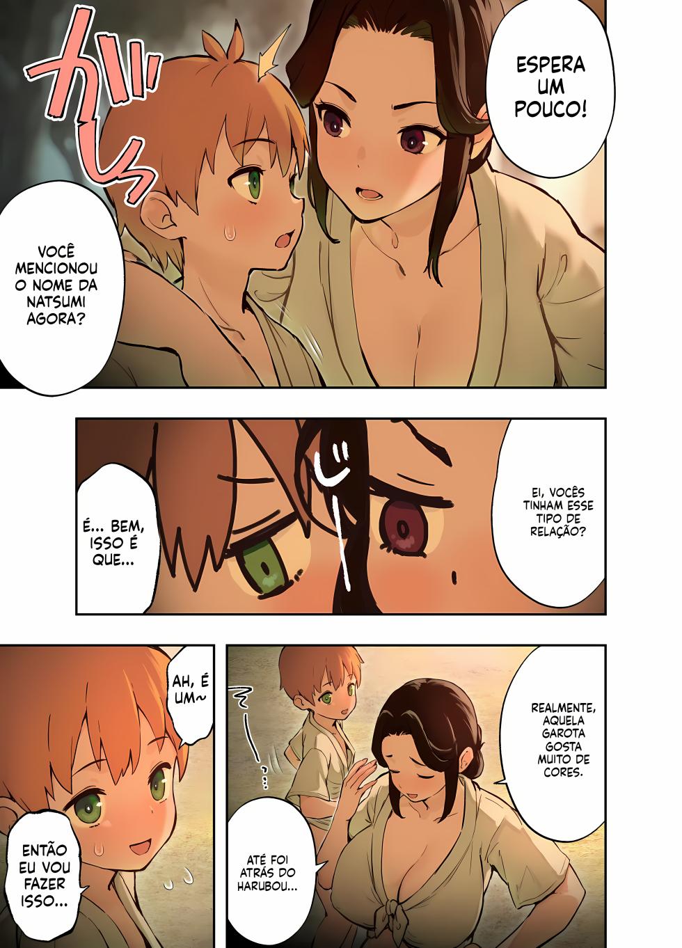 [Omochi Nabe] Inaka no Shinseki to H o suru Hanashi Akino Hen [Portuguese-BR] [Upscale] - Page 8