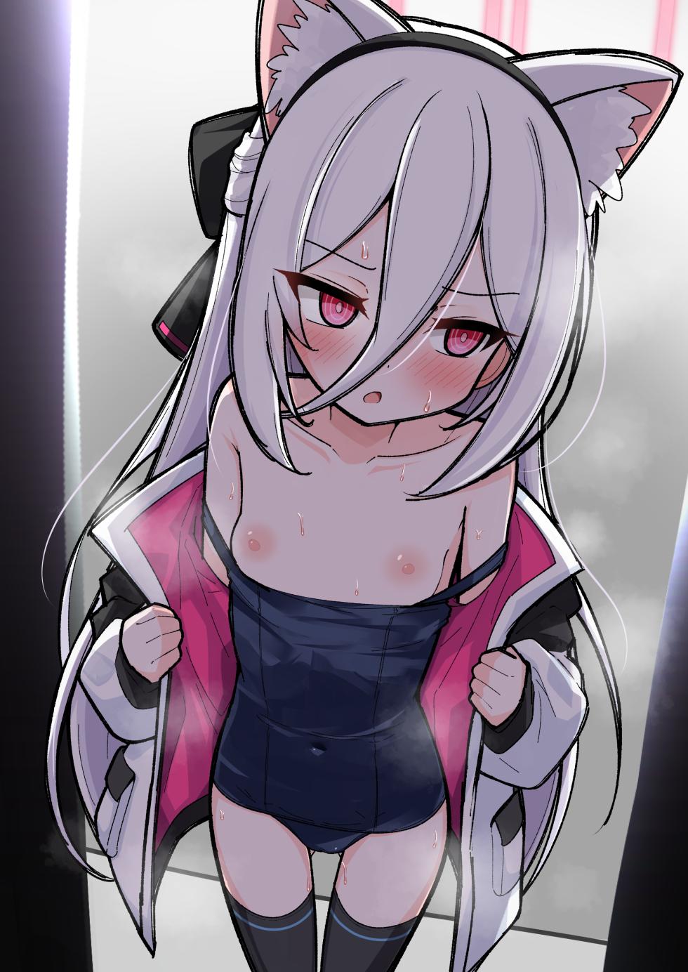 [真宮原 ヒトシゲ] ケイちゃんに旧スク猫耳に着替えてきてもらうやつ (ブルーアーカイブ) - Page 12