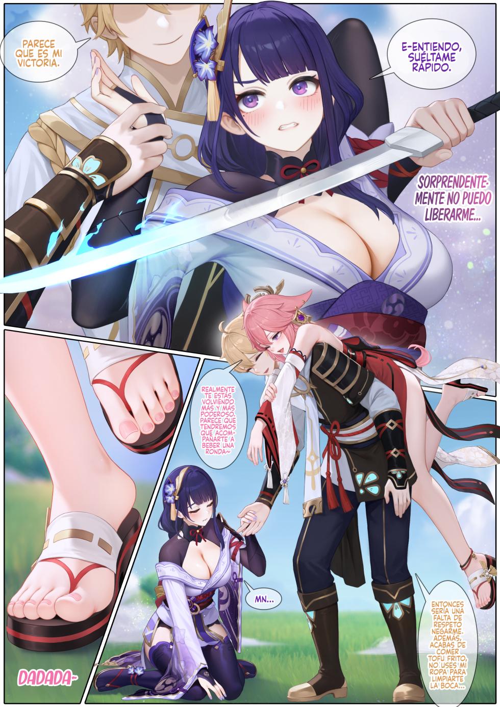 [Reikoku na Haizara] Bebiendo juntos en Inazuma 1-13 (Genshin Impact) [Spanish] [Rakuen Translations] - Page 5