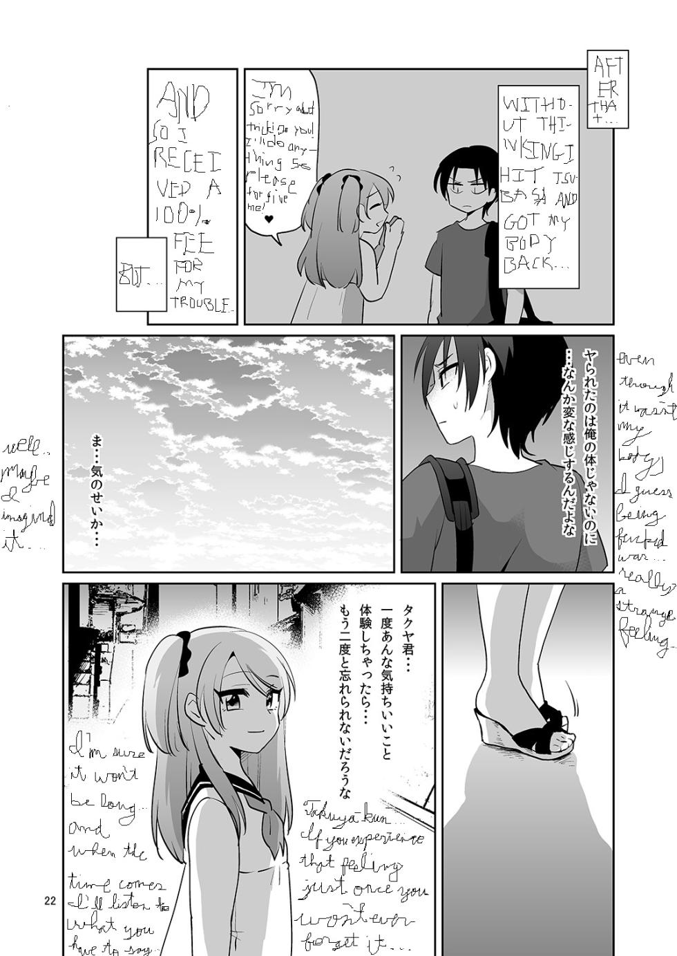 [DryR (Urakuso)] Ore to Aitsu no Karada ga Irekawatte Kawari ni Josou Enkou Saserareta Ken [English] [sensualaoi] [Digital] - Page 23