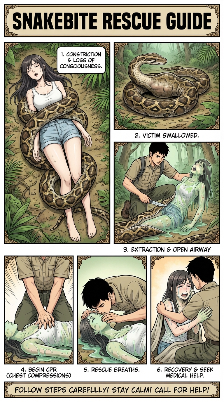 Safety Posters 2: Snake victim (AI Generated) - Page 15